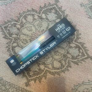 CHOPSTICK STYLER Hero Professional Wand 3/8 Super Skinny Ceramic Wand NIB !!
